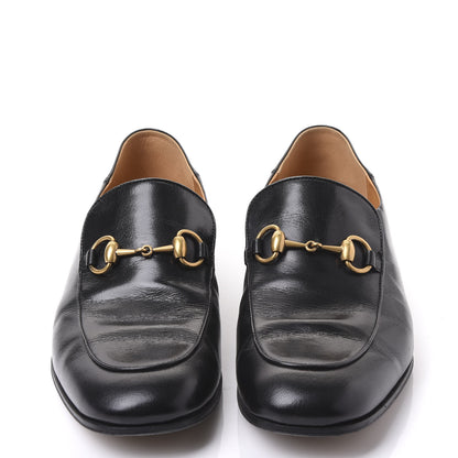 Gucci Goatskin Mens Horsebit Loafers 8.5 Black 3 of 9