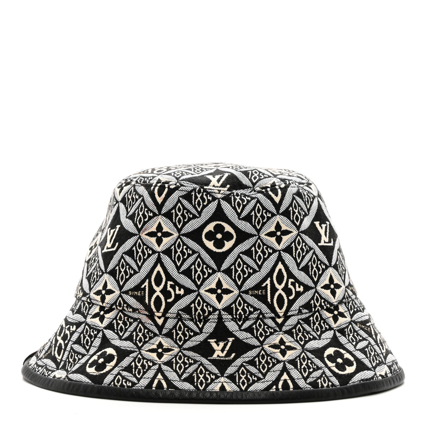 Louis Vuitton Jacquard Since 1854 Bucket Hat S Grey 1 of 9