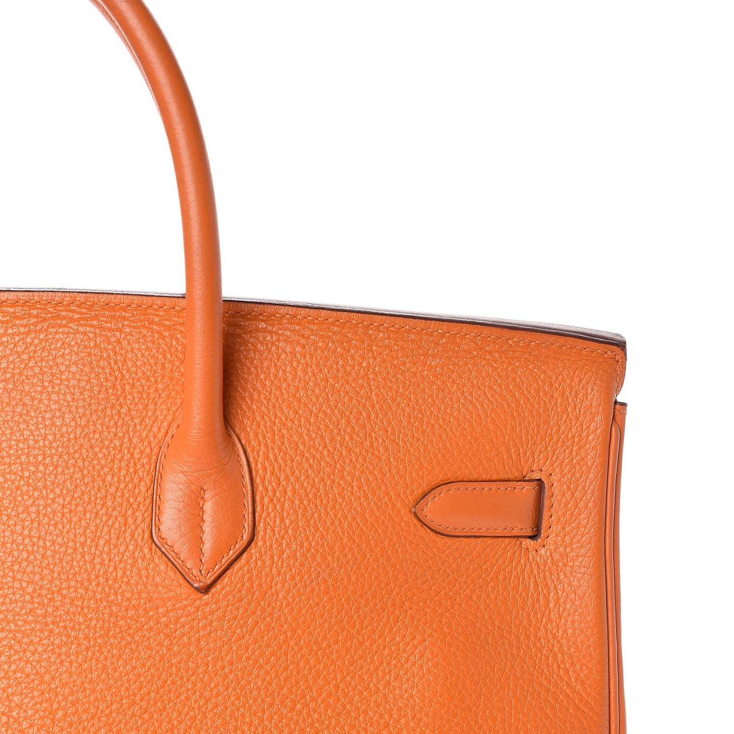 Taurillon Clemence Birkin 40 Orange