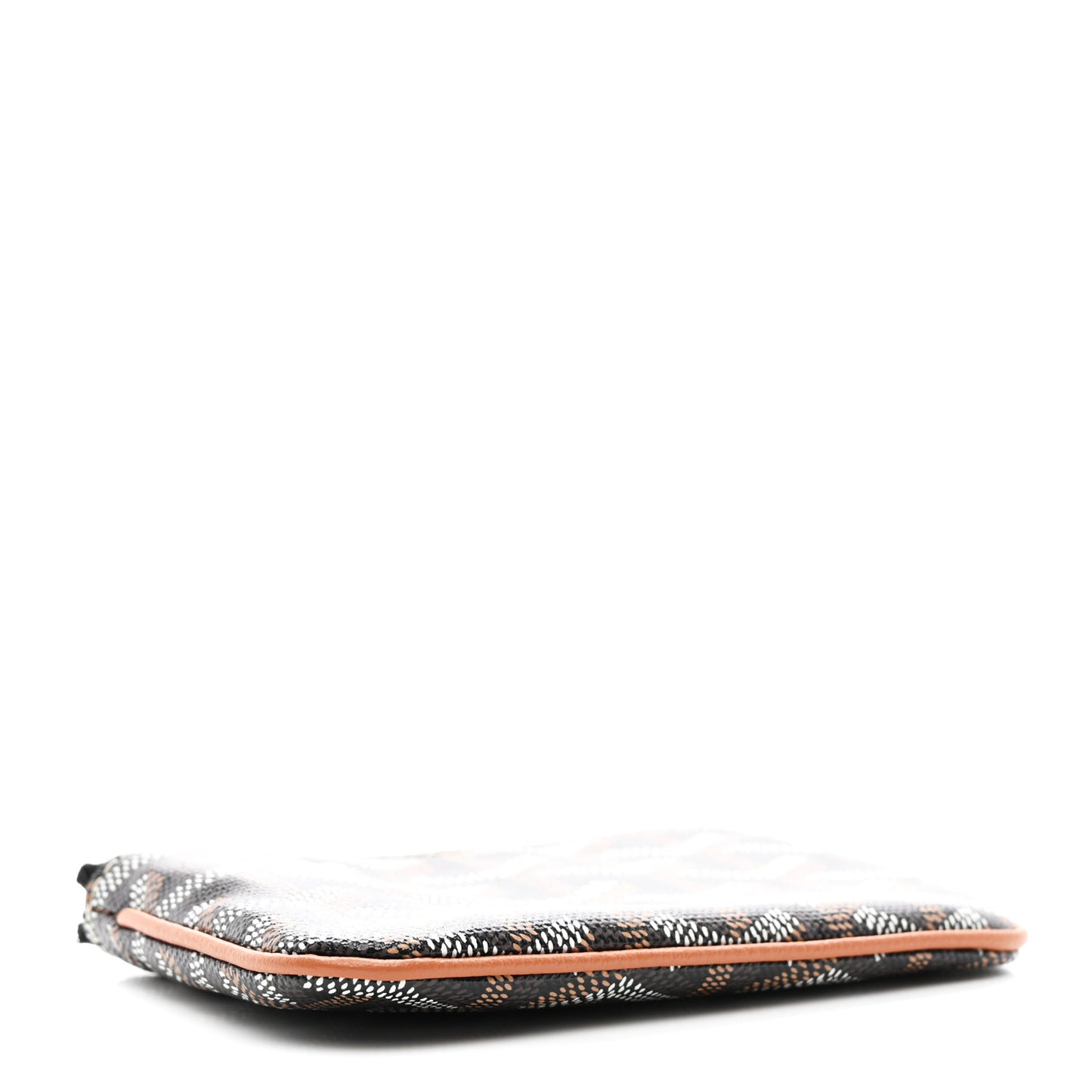Goyardine Nano Senat Key Pouch Black Gold