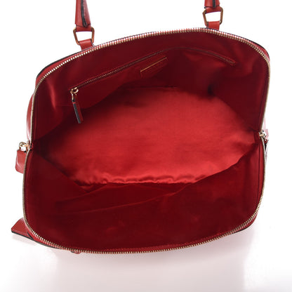 Prada Saffiano Frame Bowler Red 5 of 17