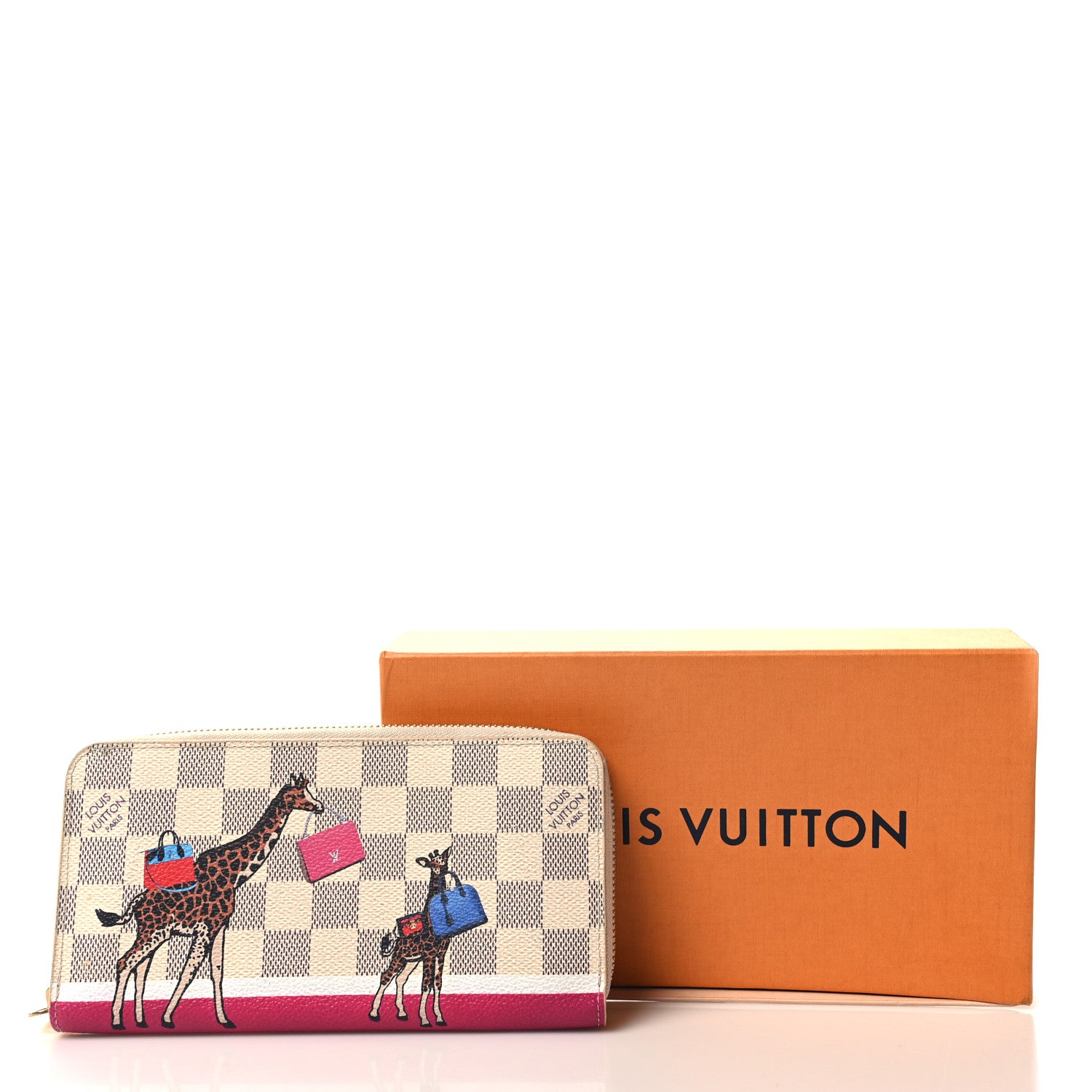 Louis Vuitton Damier Azur 2017 Christmas Animation Zippy Wallet 8 of 8