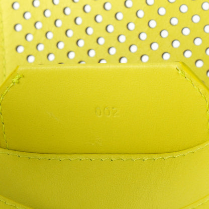 Proenza Schouler Lambskin Perforated PS1 Pouch Messenger Sulphur 9 of 9