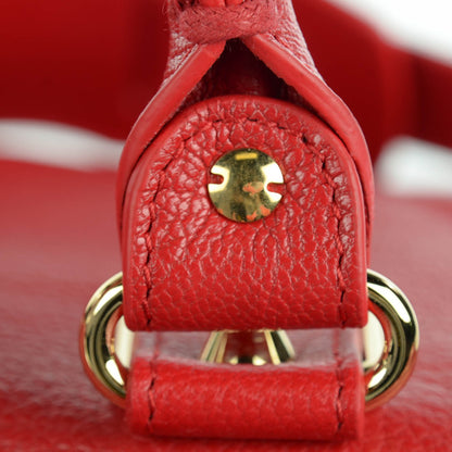 Balenciaga Chevre Gold Metallic Edge Hardware City Rouge Grenade 12 of 13