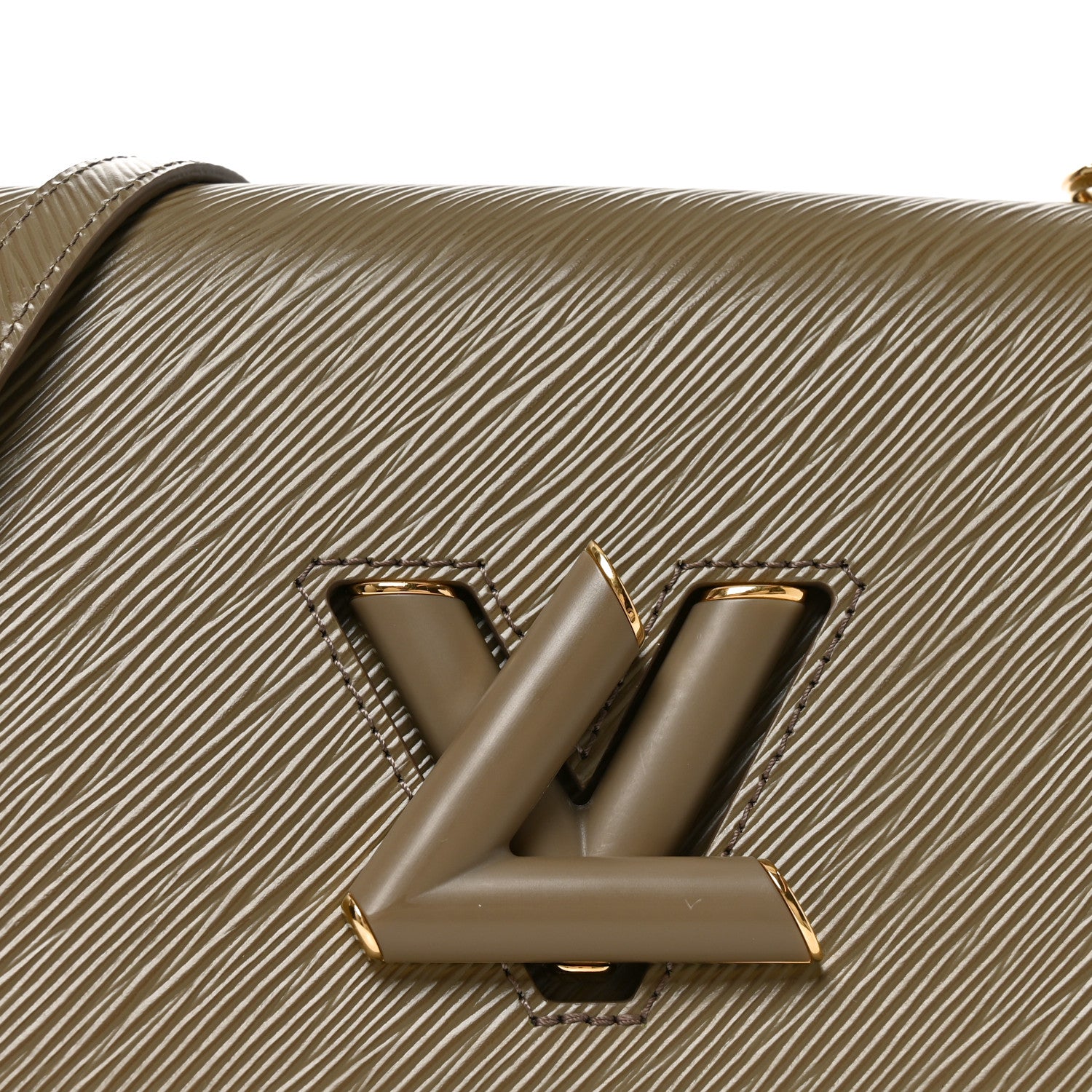 Louis Vuitton Epi Twist Shoulder Bag MM Smokey Brown 6 of 8