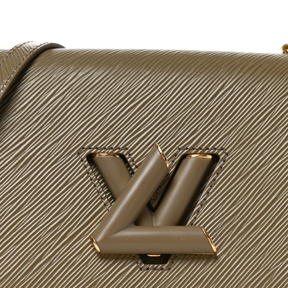 Louis Vuitton Epi Twist Shoulder Bag MM Smokey Brown 6 of 8