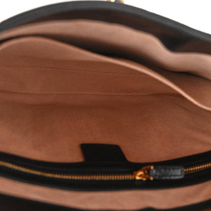 Gucci Boarded Dyana Lux Calfskin Small Jackie 1961 Hobo Black 5 of 10