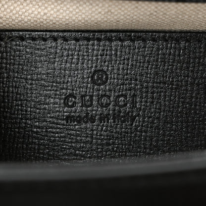 Gucci Azalea Calfskin Web Mini Horsebit 1955 Shoulder Bag Black 6 of 10