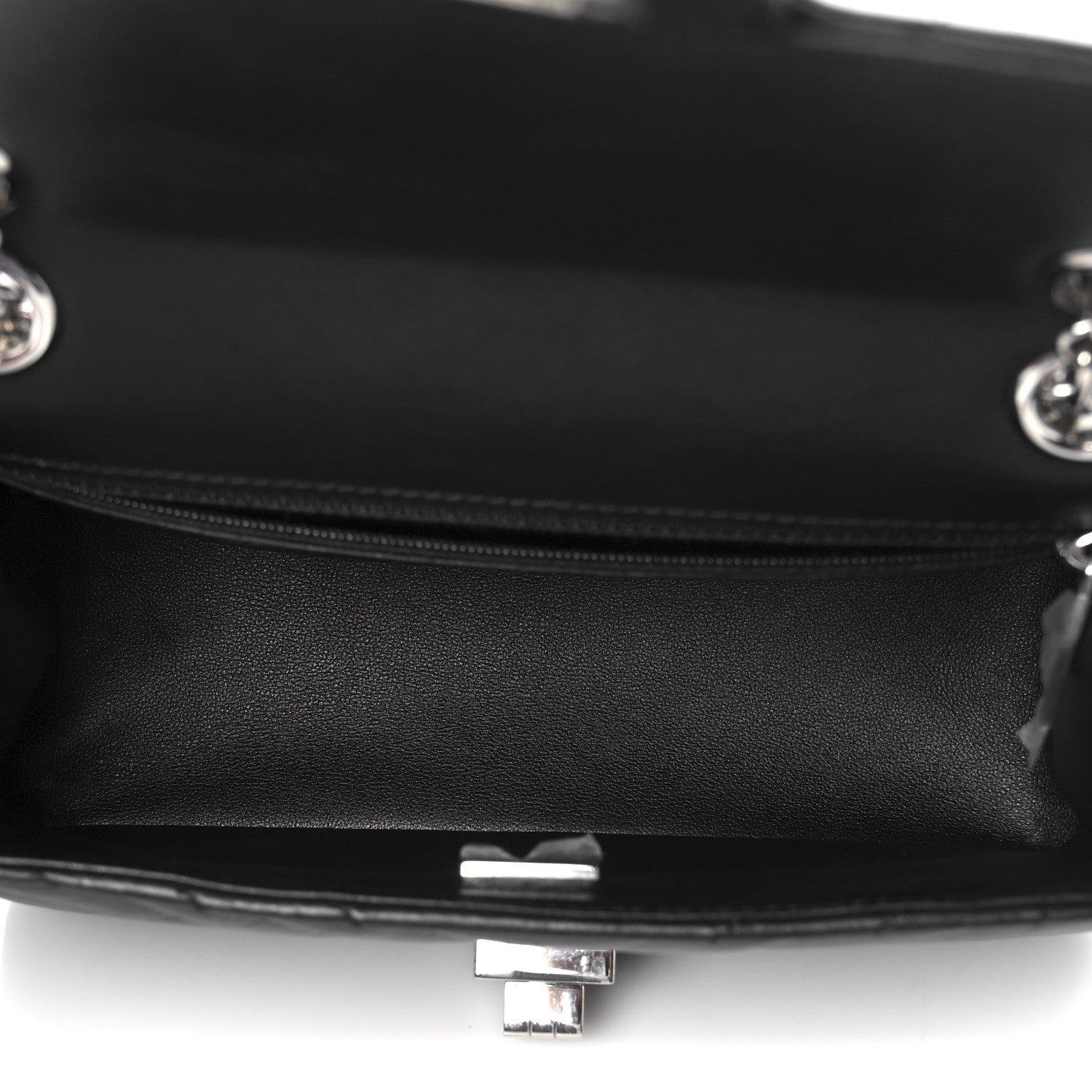 Chanel Aged Calfskin Chevron Quilted 2.55 Reissue Mini Flap Black 5 of 11