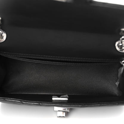 Chanel Aged Calfskin Chevron Quilted 2.55 Reissue Mini Flap Black 5 of 11