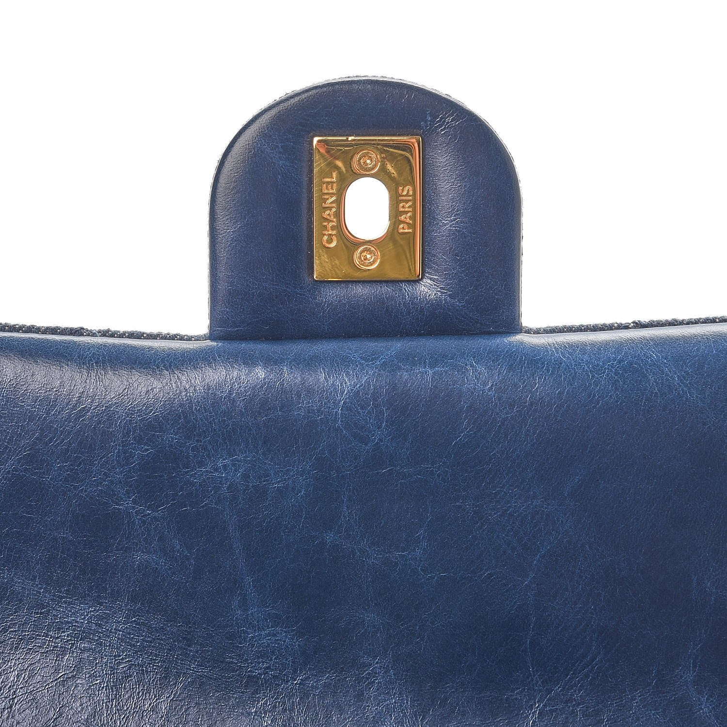 Chanel Denim Calfskin Quilted Small Flap Blue 8 of 9