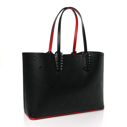 Christian Louboutin Calfskin Loubinthesky East West Cabata Tote Black 4 of 12