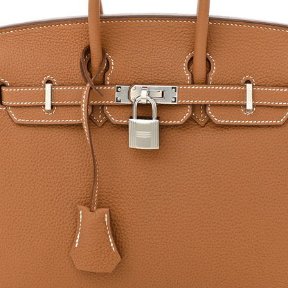 Hermes Togo Birkin 25 Gold 8 of 11