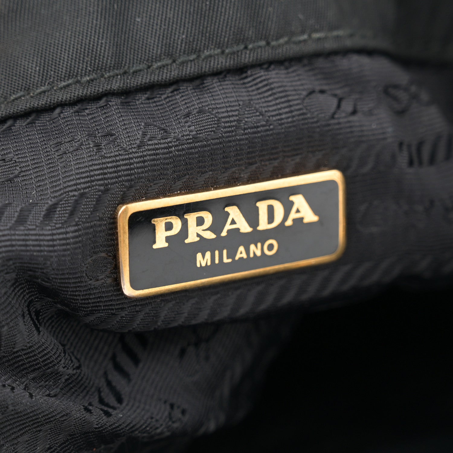 Prada Nylon Vela Saffiano Mini Bucket Crossbody Bag Black 6 of 10