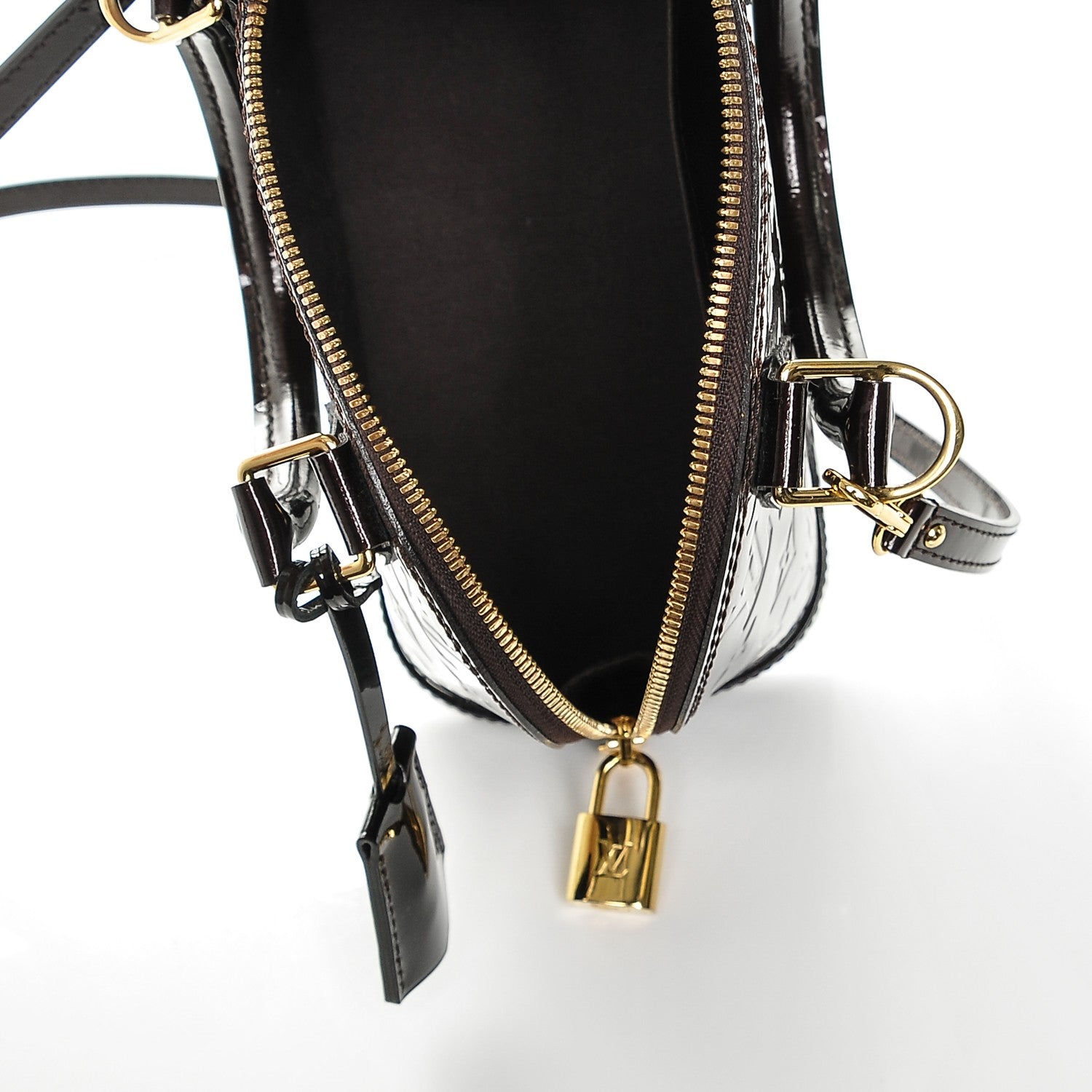 Louis Vuitton Vernis Alma BB Amarante 5 of 6