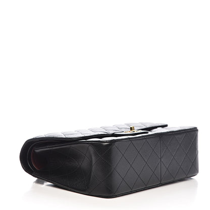 Chanel Caviar Quilted Jumbo Double Flap Black 4 of 11