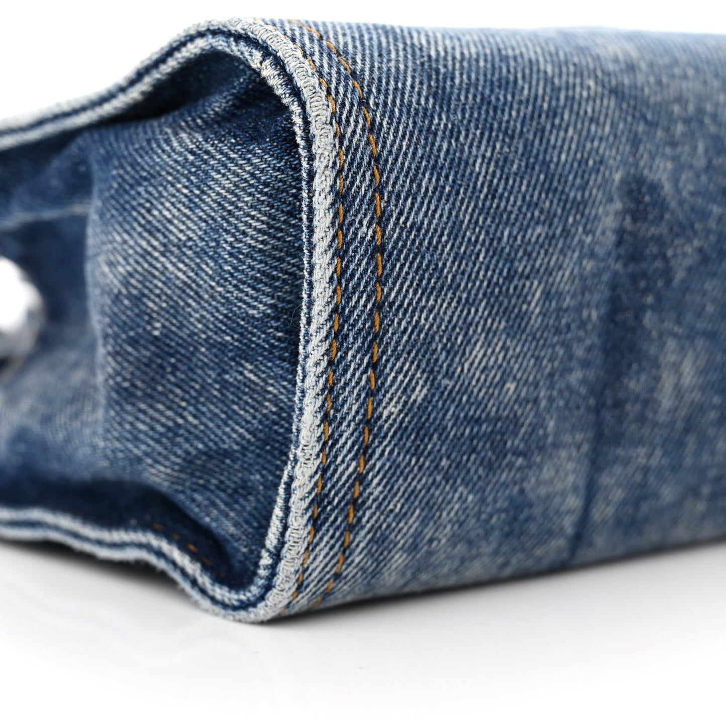 Denim Small Shopping Bag Blue