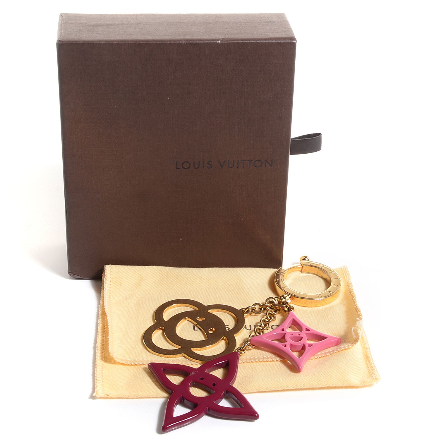 Louis Vuitton Cosmic Blossom Bag Charm Rose 3 of 3