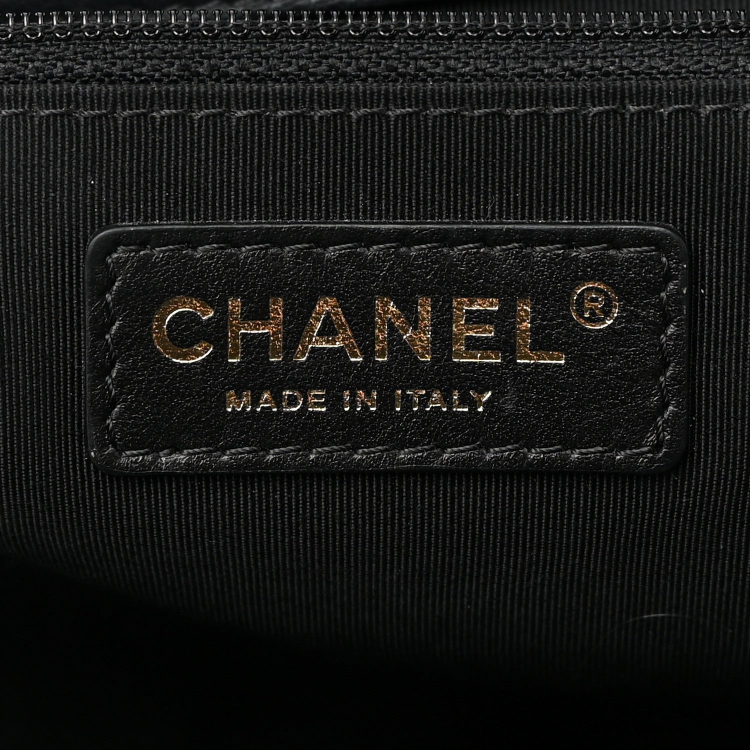 Chanel Bullskin Stitched Small Shopping Tote Black 6 of 10