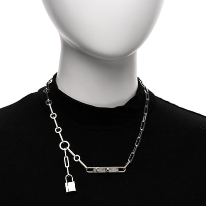 Hermes Sterling Silver Kelly Chaine Lariat Necklace 2 of 5