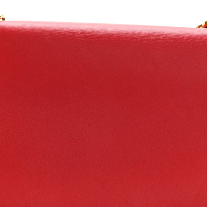 Louis Vuitton Calfskin Chain Louise MM Red 12 of 14