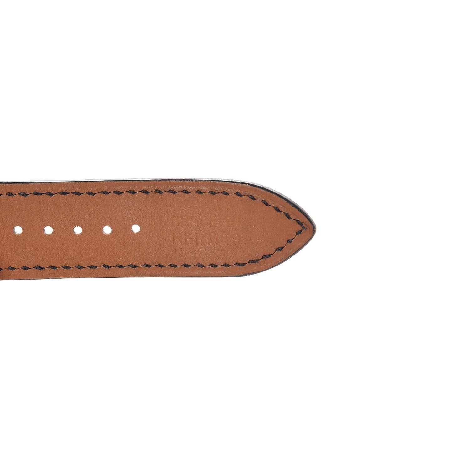 Alligator H Hour Watch MM Strap Black