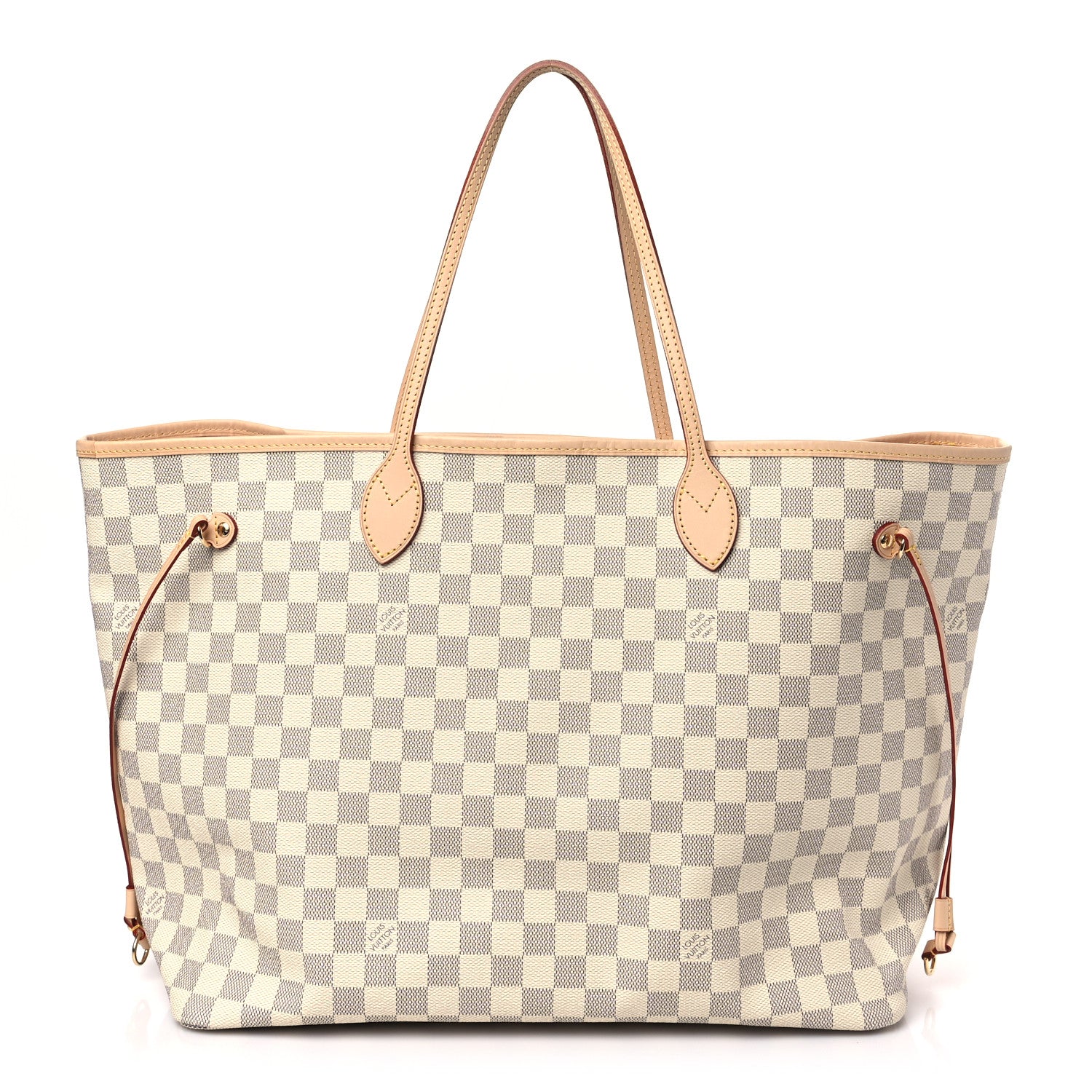 Louis Vuitton Damier Azur Neo Neverfull GM Rose Ballerine 1 of 9