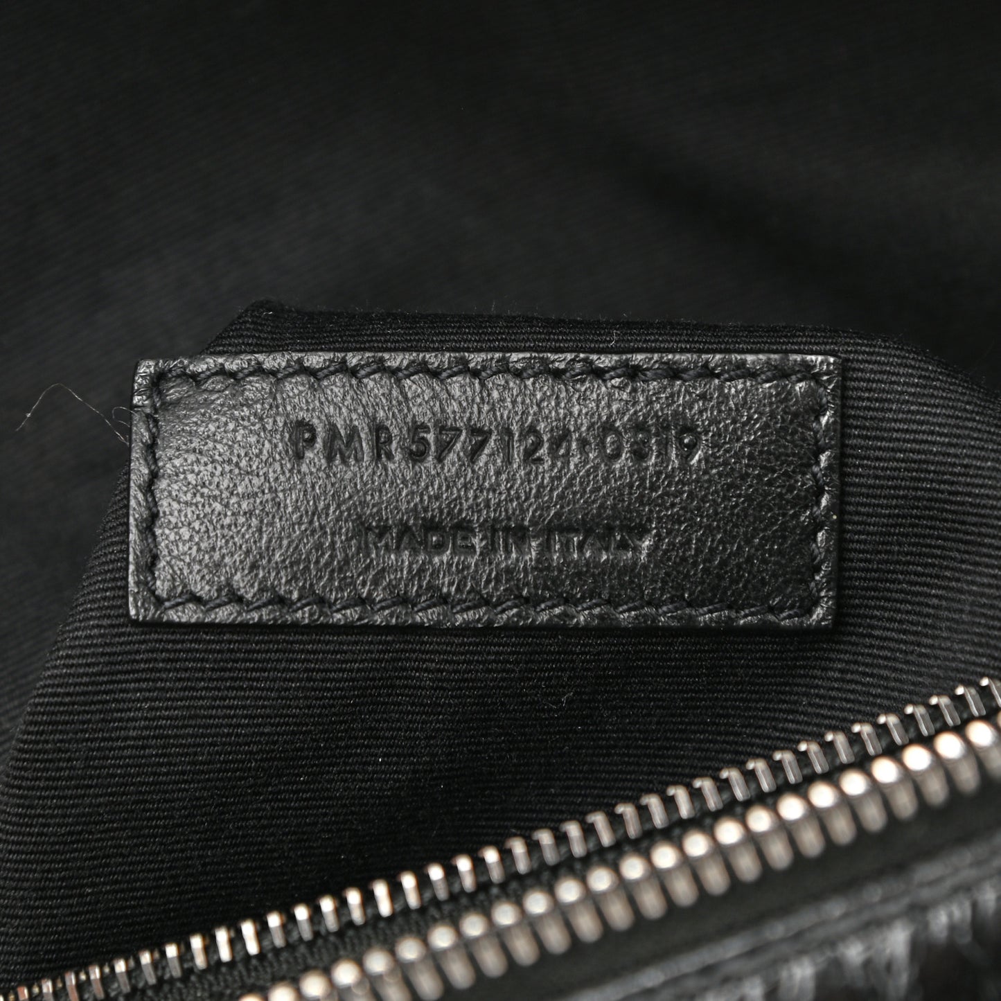 Crinkled Calfskin Matelasse Monogram Niki Body Bag Black