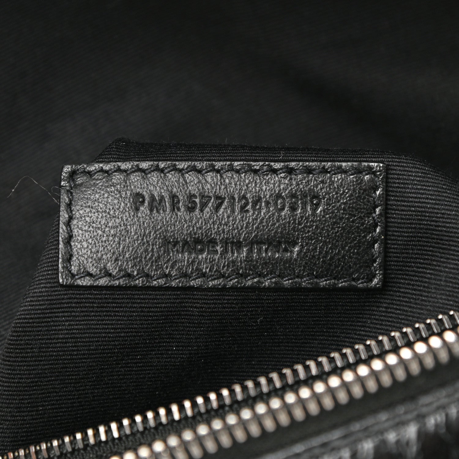 Saint Laurent Crinkled Calfskin Matelasse Monogram Niki Body Bag Black 7 of 11