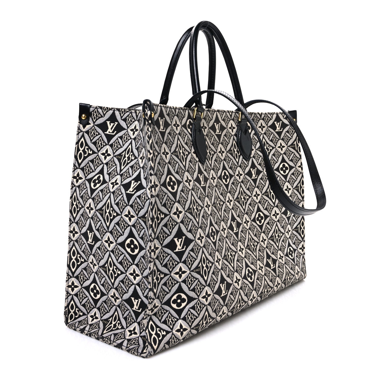 Louis Vuitton Jacquard Since 1854 Onthego GM Grey 3 of 9
