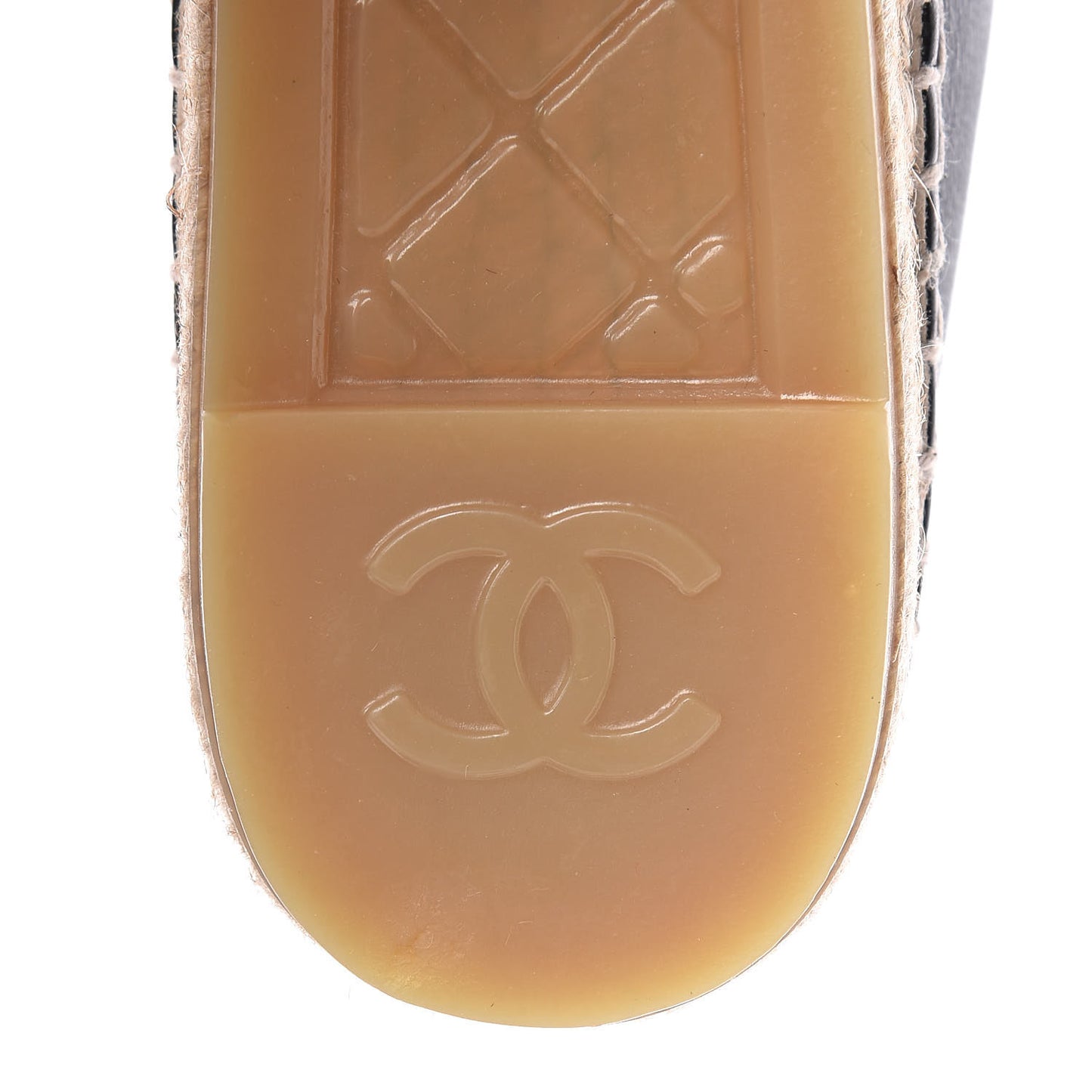Lambskin CC Espadrilles 38 Black