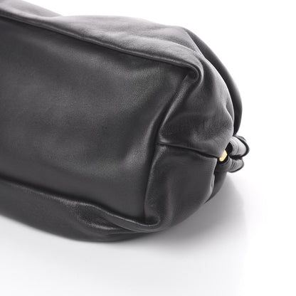 Mansur Gavriel Lambskin Cloud Clutch Black Flamma 6 of 8