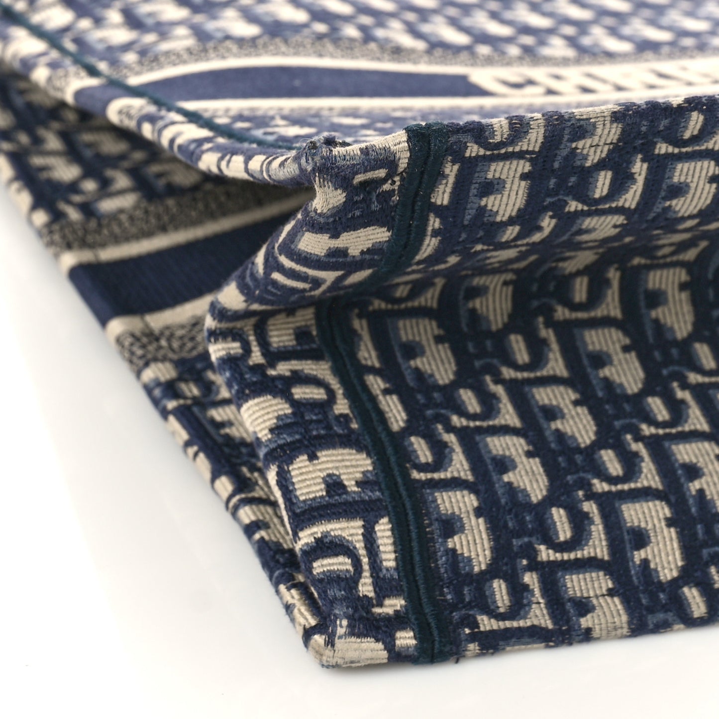 Oblique Large Book Tote Blue Multicolor