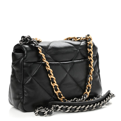 Chanel Lambskin Quilted Medium Chanel 19 Flap Black 3 of 11