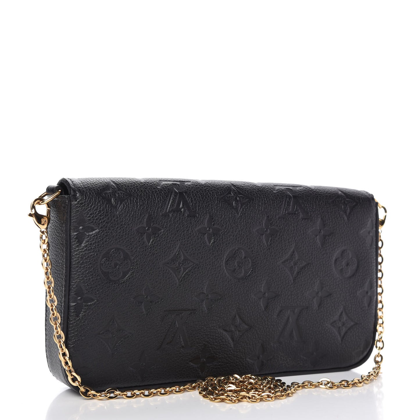 Empreinte Pochette Felicie Chain Wallet Black