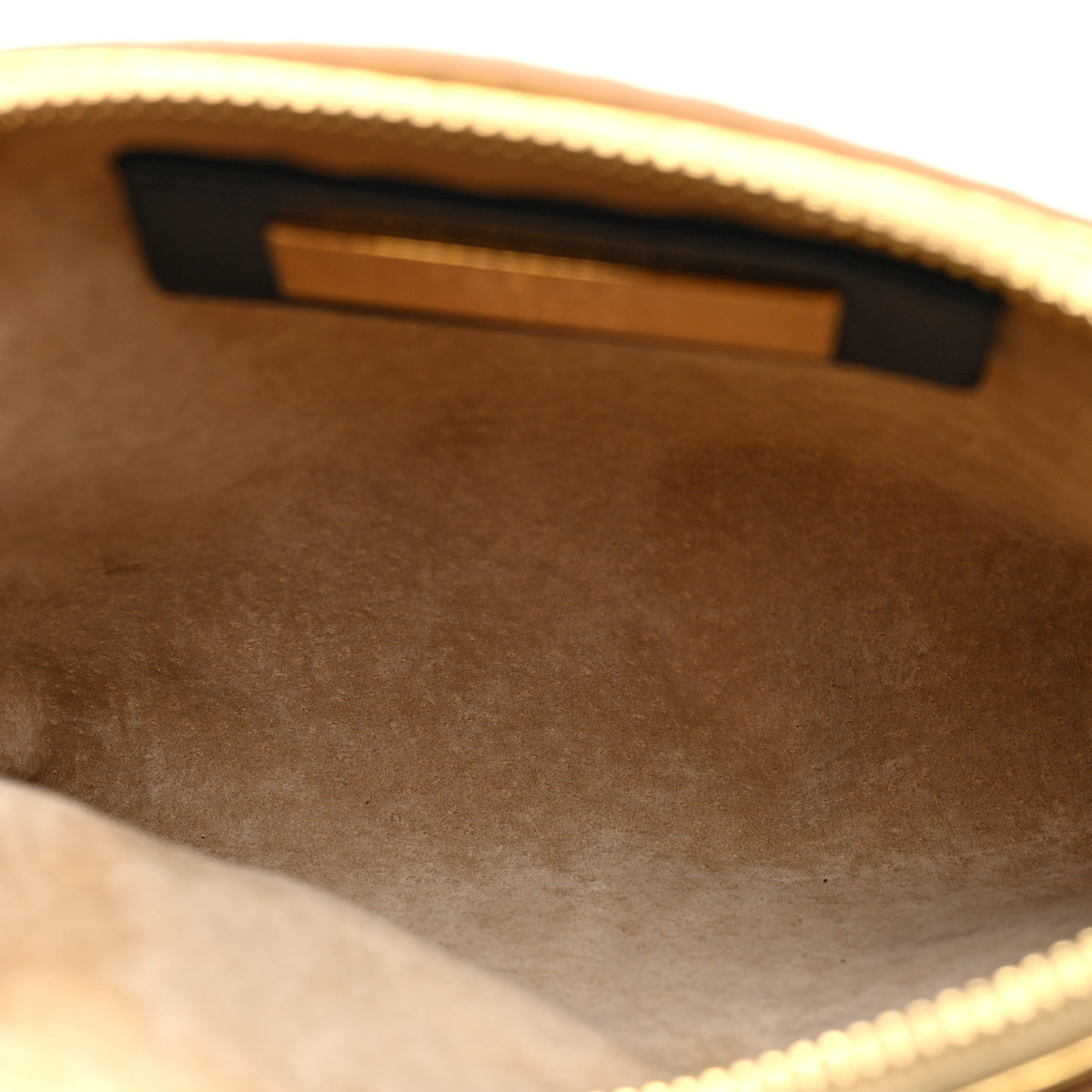The Row Metallic Snakeskin Tassel Mini Wristlet Pouch Gold 5 of 7