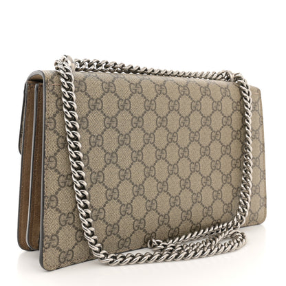 Gucci GG Supreme Monogram Small Dionysus Shoulder Bag Taupe 3 of 12