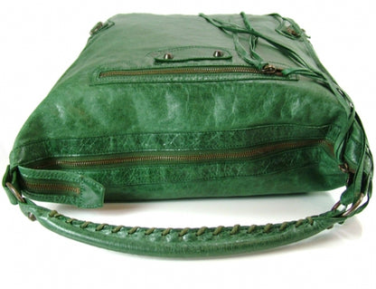 Balenciaga Leather Day Hobo Emerald 4 of 9