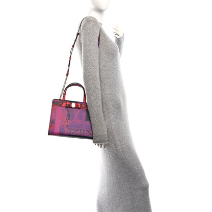 Salvatore Ferragamo Printed Calfskin Vara Bow Top Handle Tote Multicolor 2 of 9