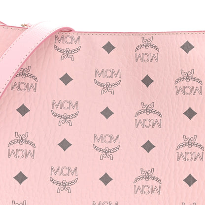 MCM Visetos Medium Aren Hobo Powder Pink 8 of 10