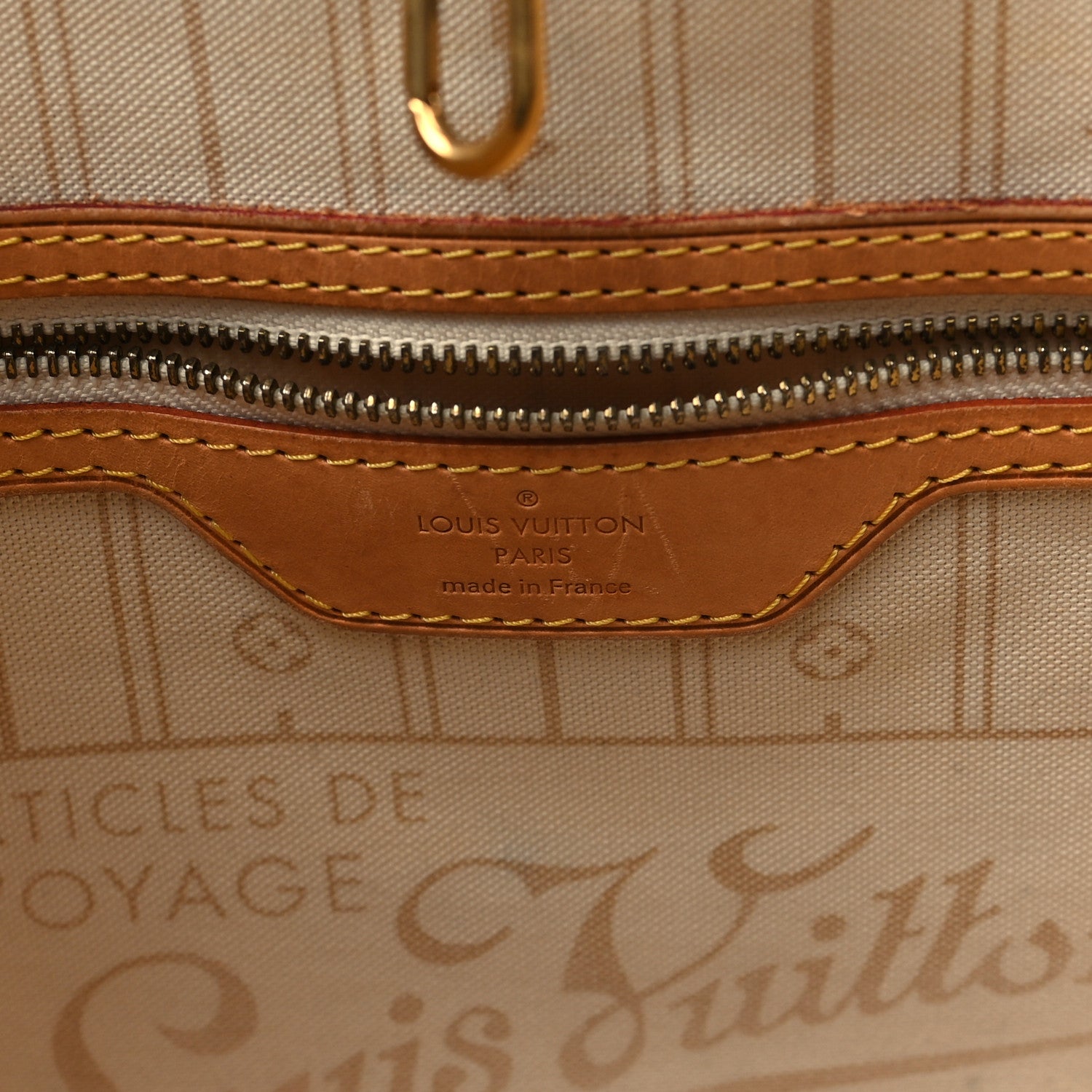 Louis Vuitton Damier Azur Neverfull MM 6 of 10