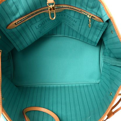 Louis Vuitton Monogram V Neverfull MM Turquoise 6 of 14