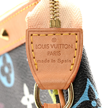 Louis Vuitton Monogram Multicolor Pochette Accessories Black 6 of 9