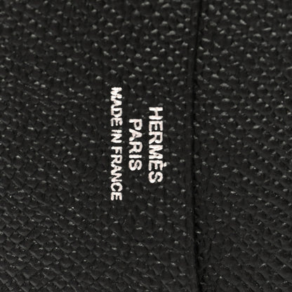 Hermes Epsom Globe Trotter Agenda Cover PM Bleu Saphir Black 6 of 6