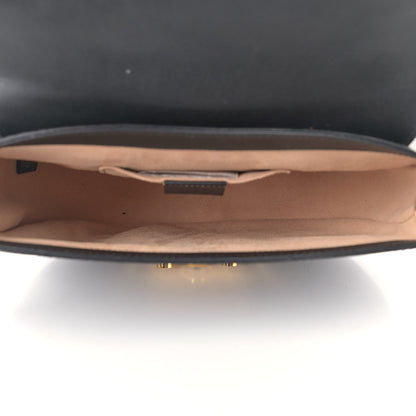 Gucci Guccissima Web Medium Padlock Messenger Shoulder Bag Black 5 of 11