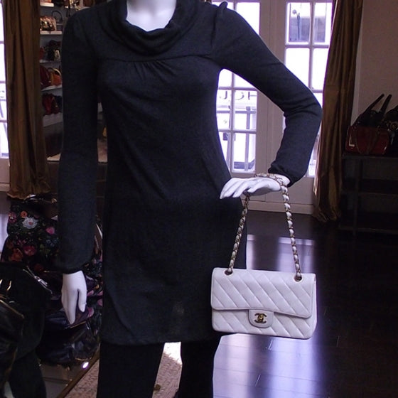 Chanel Caviar Quilted Small Double Flap White 2 of 13