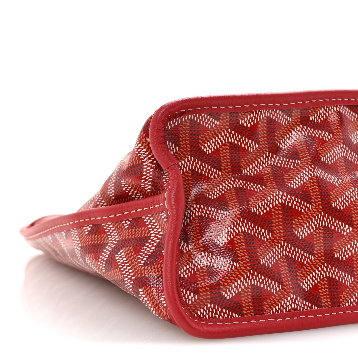 Goyardine Reversible Mini Anjou Red
