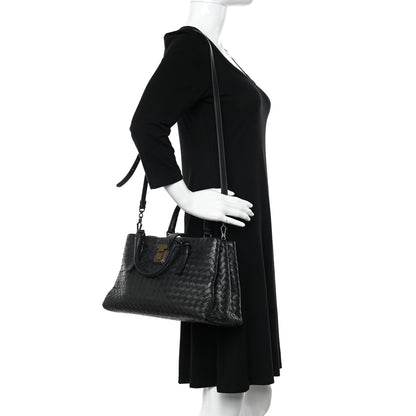 Bottega Veneta Nappa Intrecciato Small Roma Tote Black 2 of 11