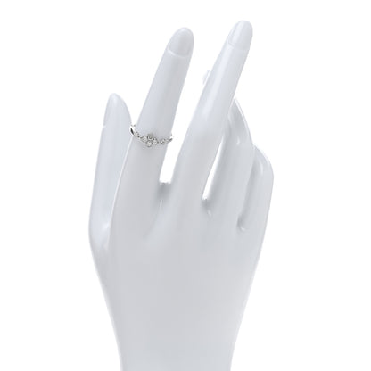 Cartier 18K White Gold Diamond Hindu Floral Ring 53 6.25 2 of 4
