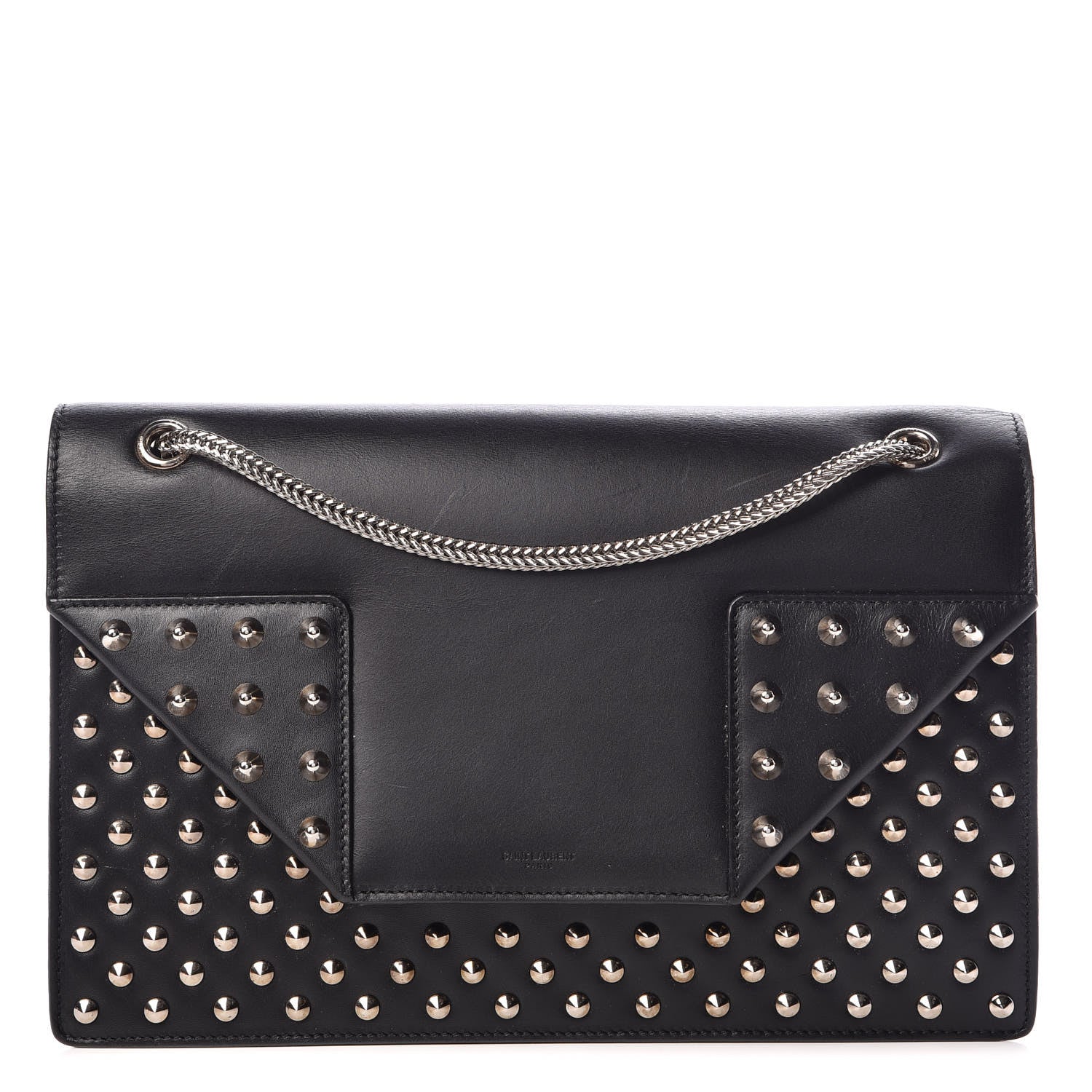 Saint Laurent Calfskin Studded Medium Betty Black 1 of 15